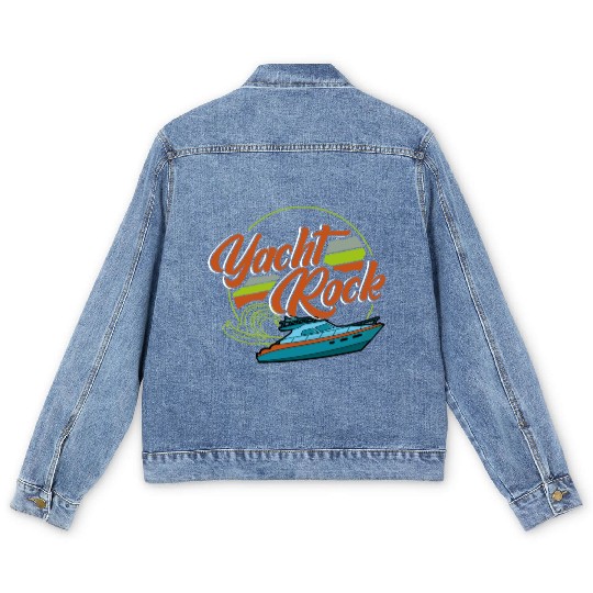 Mega Yacht, Mega Yacht Yacht, rock Men's Denim Jackets