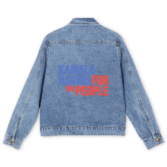 Kamala Harris 2020 Kamala Harris For The People Men's Denim Jackets