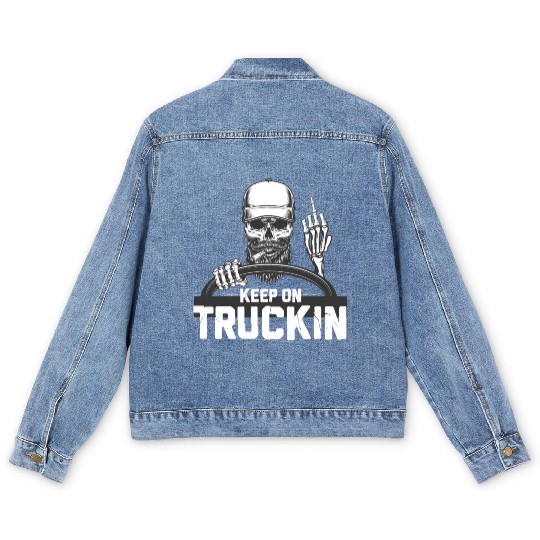 Truck Driver Men's Denim Jackets