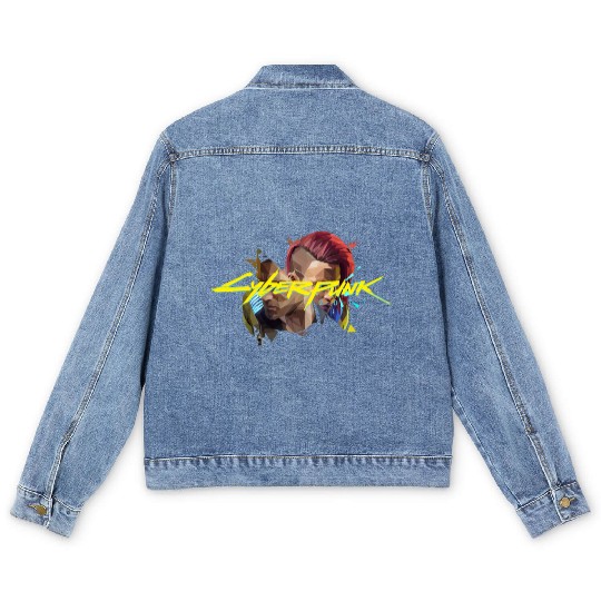 cyberpunk 2077 Men's Denim Jackets