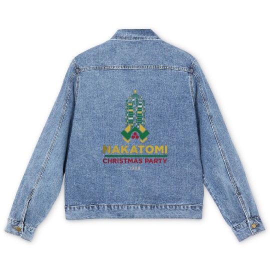 Die Hard Nakatomi Christmas Party 1988 Men's Denim Jackets