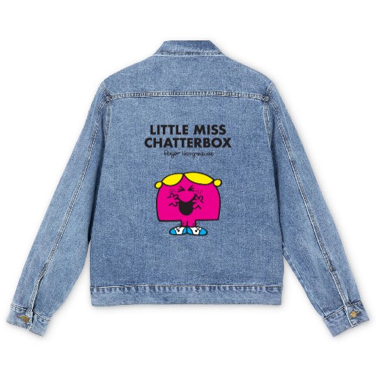 Mr Men Little Miss Chatterbox Men's Denim Jackets