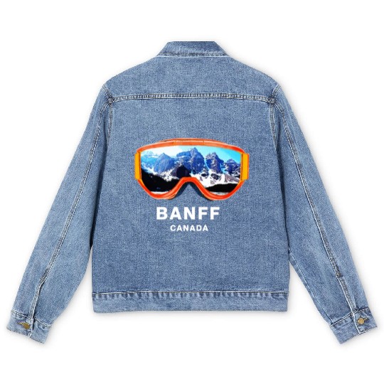 Banff National Park - Banff Canada Men's Denim Jackets