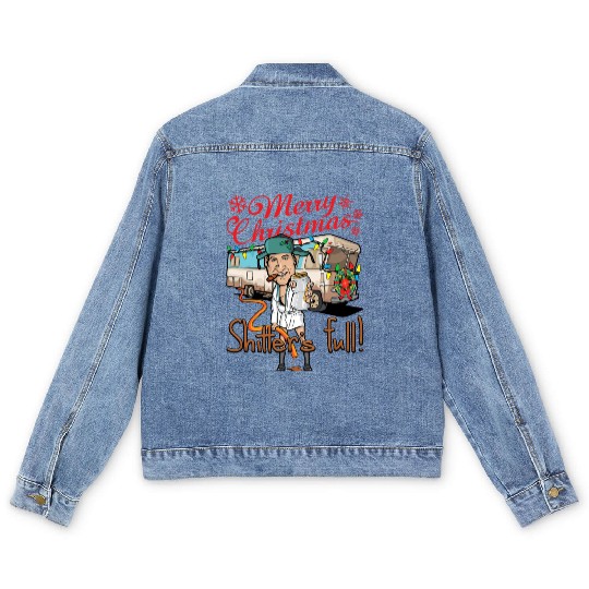 Merry Christmas Cousin Eddie Shitter'S Full Men's Denim Jackets