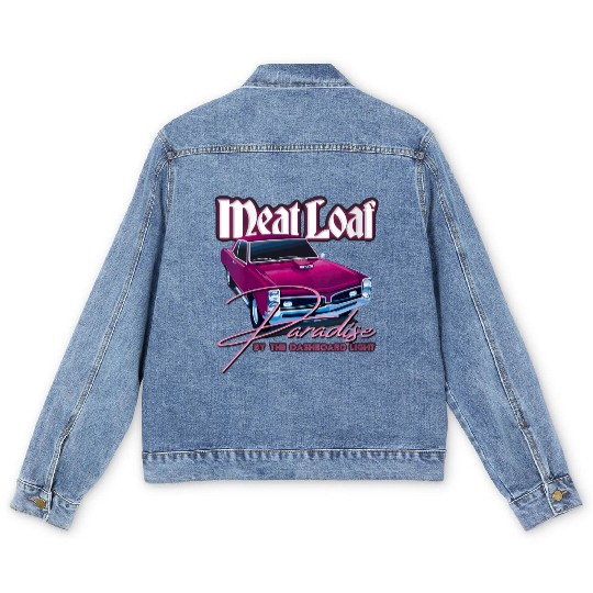 Meat Loaf Paradise By The Dashboard Light Gift Men's Denim Jackets