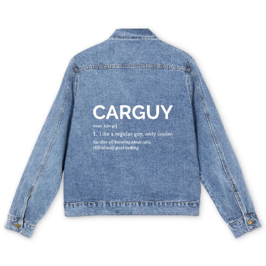 Car Guy Definition I Men's Denim Jackets
