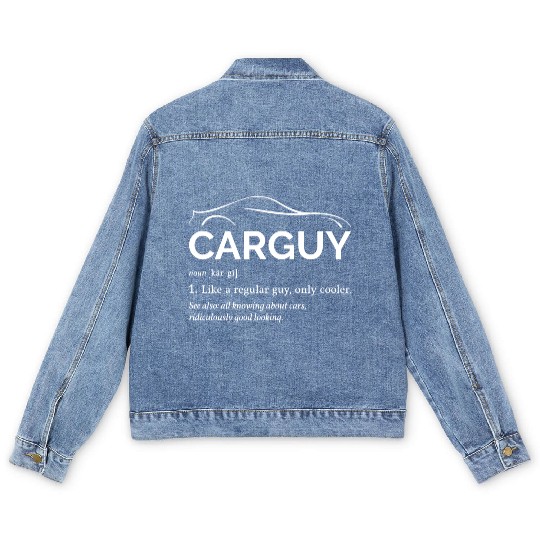 Car Guy Definition I - Cool Car Men's Denim Jackets
