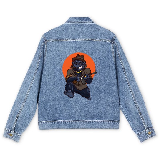 Animal Gorilla Kingpin Men's Denim Jackets