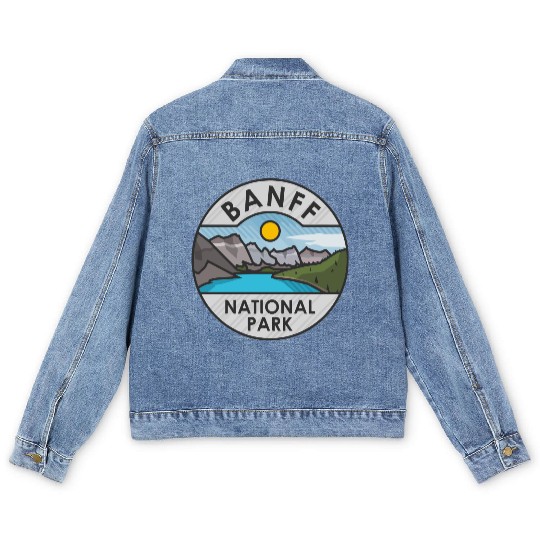 Banff National Park Men's Denim Jackets