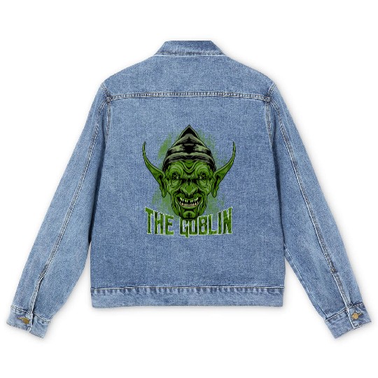 Halloween The Goblin Scary Psycho Monster Gift Men's Denim Jackets