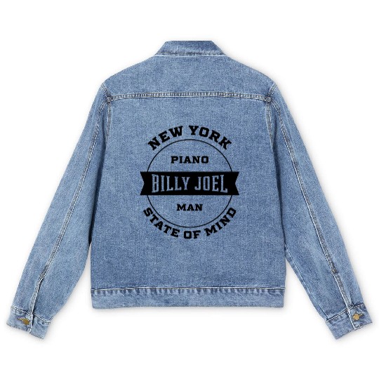 Billy Joel - New York State of Mind Men's Denim Jackets