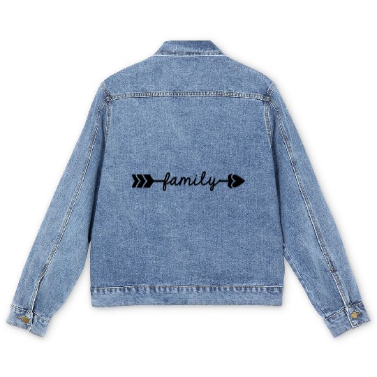 We are Family Men's Denim Jackets