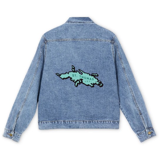 st thomas usvi Men's Denim Jackets