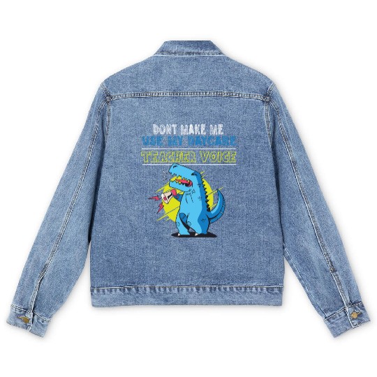 Daycare Teacher Men's Denim Jackets