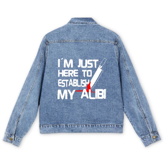 True Crime Detective Serial Killer Documentaries Men's Denim Jackets