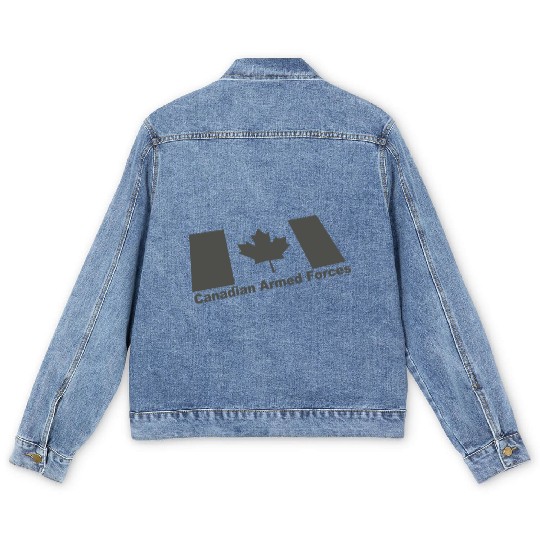 Canadian Armed Forces Army Military Men's Denim Jackets
