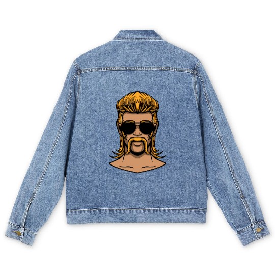 Mullet Pride Redneck Men's Denim Jackets