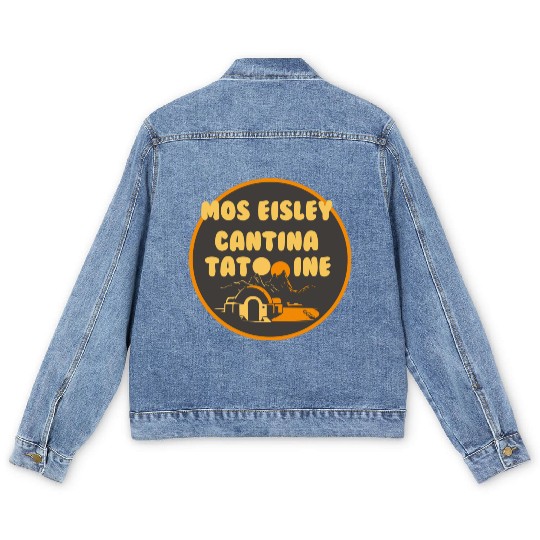 Star Wars Mos Eisley Cantina Tatooine Men's Denim Jackets