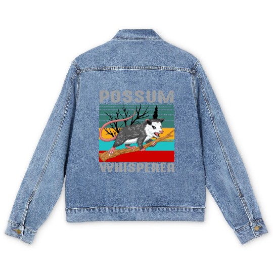 opossum Whisperer Men's Denim Jackets