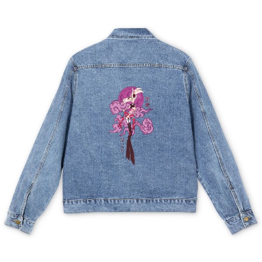 Angel Dust Spider - Hazbin Hotel Men's Denim Jackets