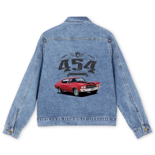 Heavy 454 Chevelle Men's Denim Jackets
