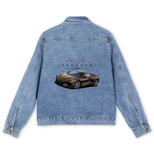 Bronze American Supercar Men's Denim Jackets