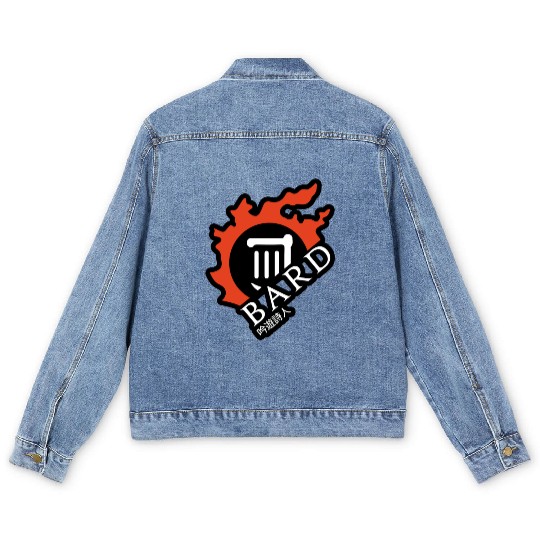 Bard - For Warriors of Light & Darkness Men's Denim Jackets