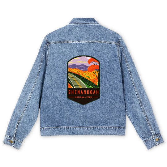 Shenandoah National Park Men's Denim Jackets