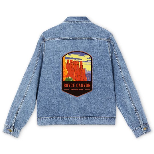 Bryce Canyon National Park Men's Denim Jackets