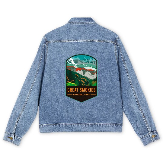 Great Smoky Mountains National Park Men's Denim Jackets