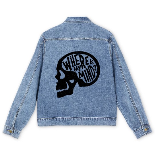 Where is my Mind Fight Club Men's Denim Jackets