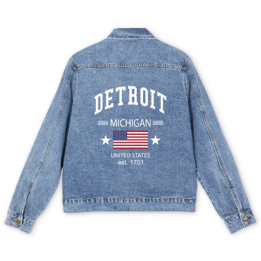 Detroit Men's Denim Jackets