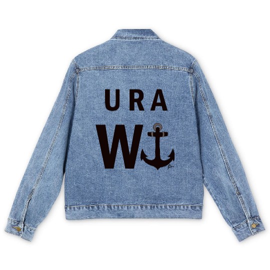 U R A W anchor! Men's Denim Jackets
