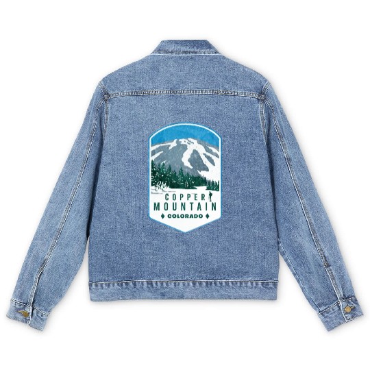 Copper Mountain Colorado Ski Men's Denim Jackets