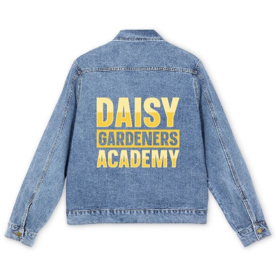 Daisy Garden Gardening Gardener Men's Denim Jackets