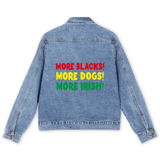 Fuck It Die Then Men's Denim Jackets