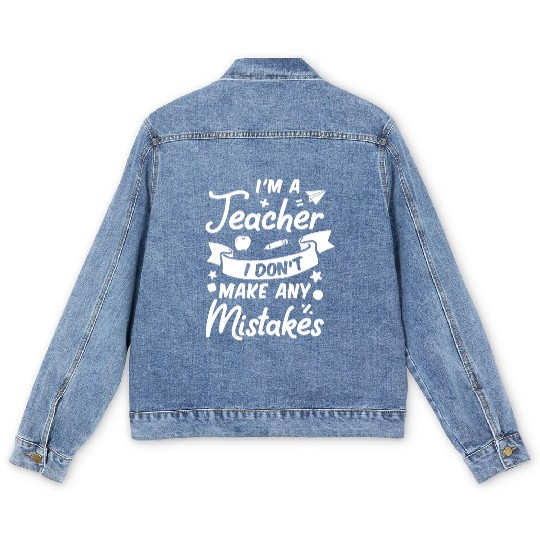 Teacher Men's Denim Jackets