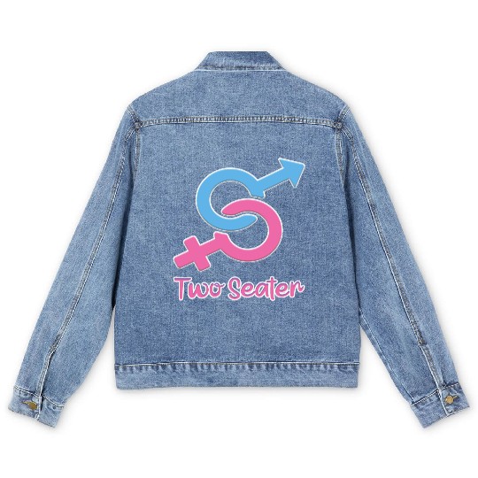 Silk road tees two seater funny Men's Denim Jackets