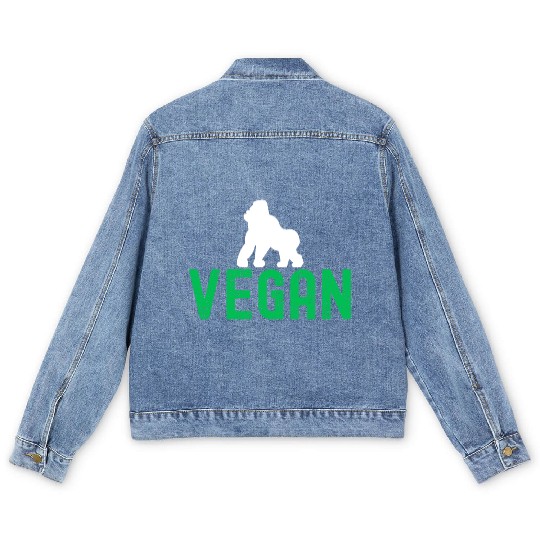 VEGAN Gorilla Men's Denim Jackets