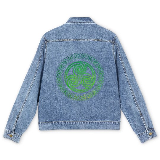 Celtic Knot Men's Denim Jackets