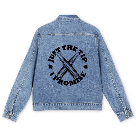 JUST THE TIP I PROMISE Men's Denim Jackets