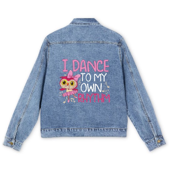 Ballet Ballerina Dance Dancer Dancing Ballet Gift Men's Denim Jackets