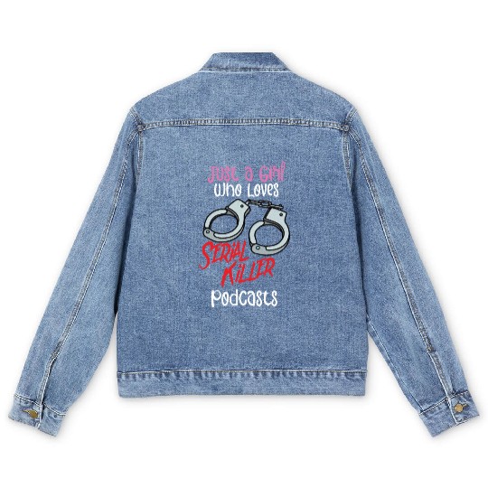 True Crime Murder Spy Crime Interest Gift Idea Men's Denim Jackets