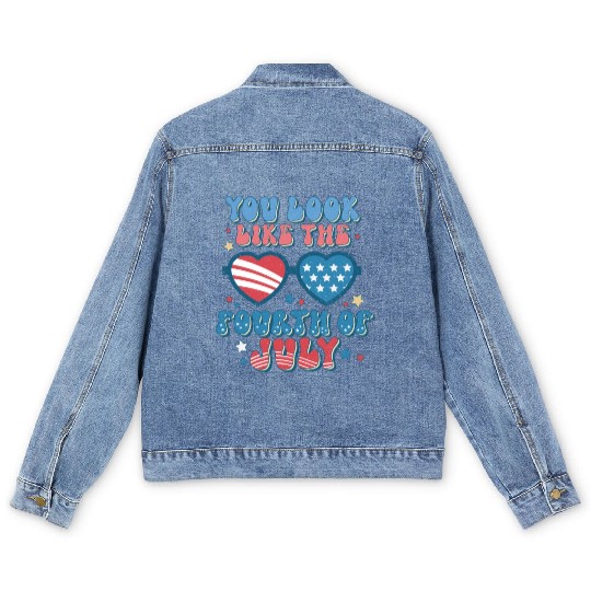 You Look Like The Fourth Of July Men's Denim Jackets
