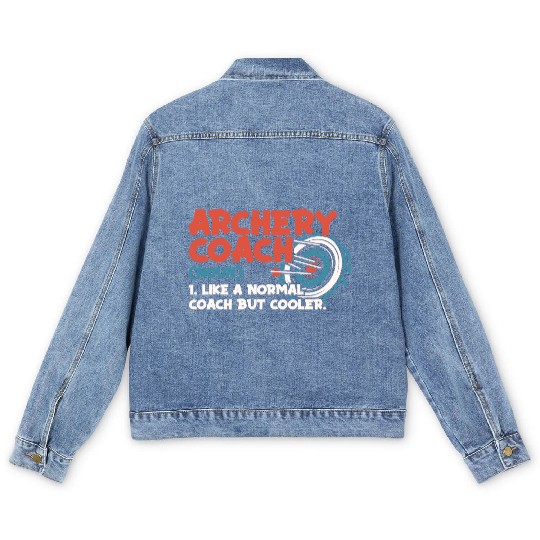 Archery Archer Bowman Men's Denim Jackets