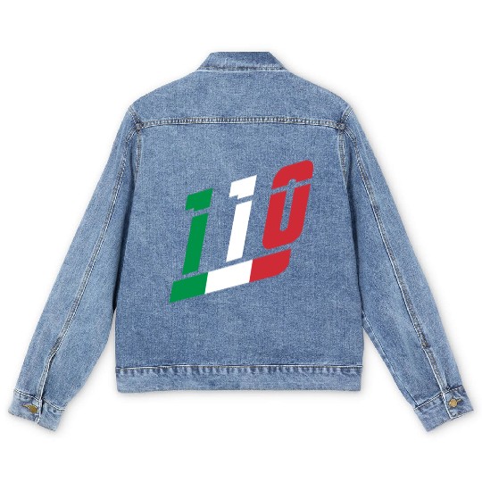 110 italia italy Men's Denim Jackets