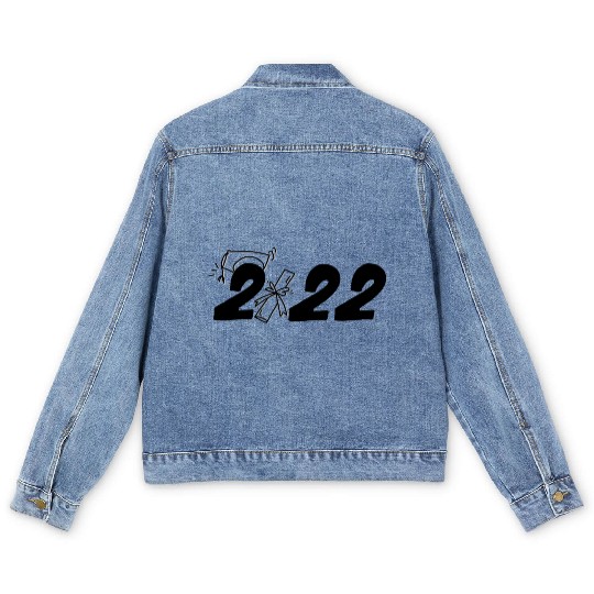 Mastered it 2022, Graduation, congratulations Men's Denim Jackets