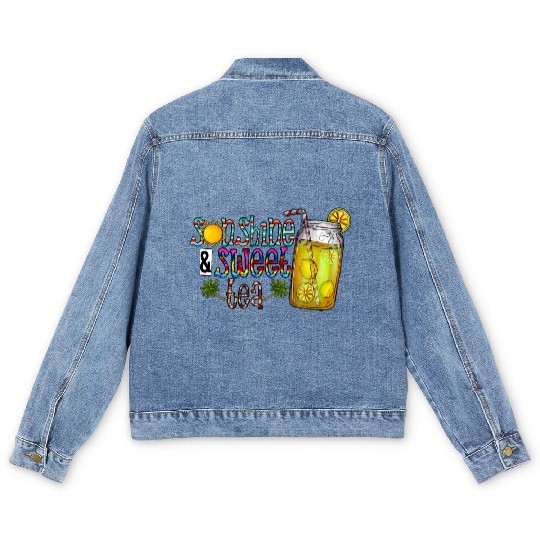 Sunshine Sweet Tea Men's Denim Jackets