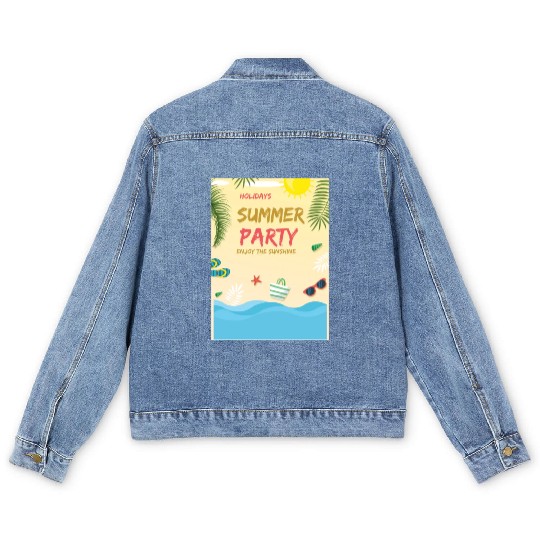 Summer party Men's Denim Jackets