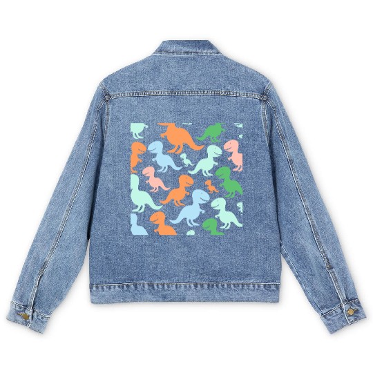 PAPA SAUR, Father's Day Men's Denim Jackets